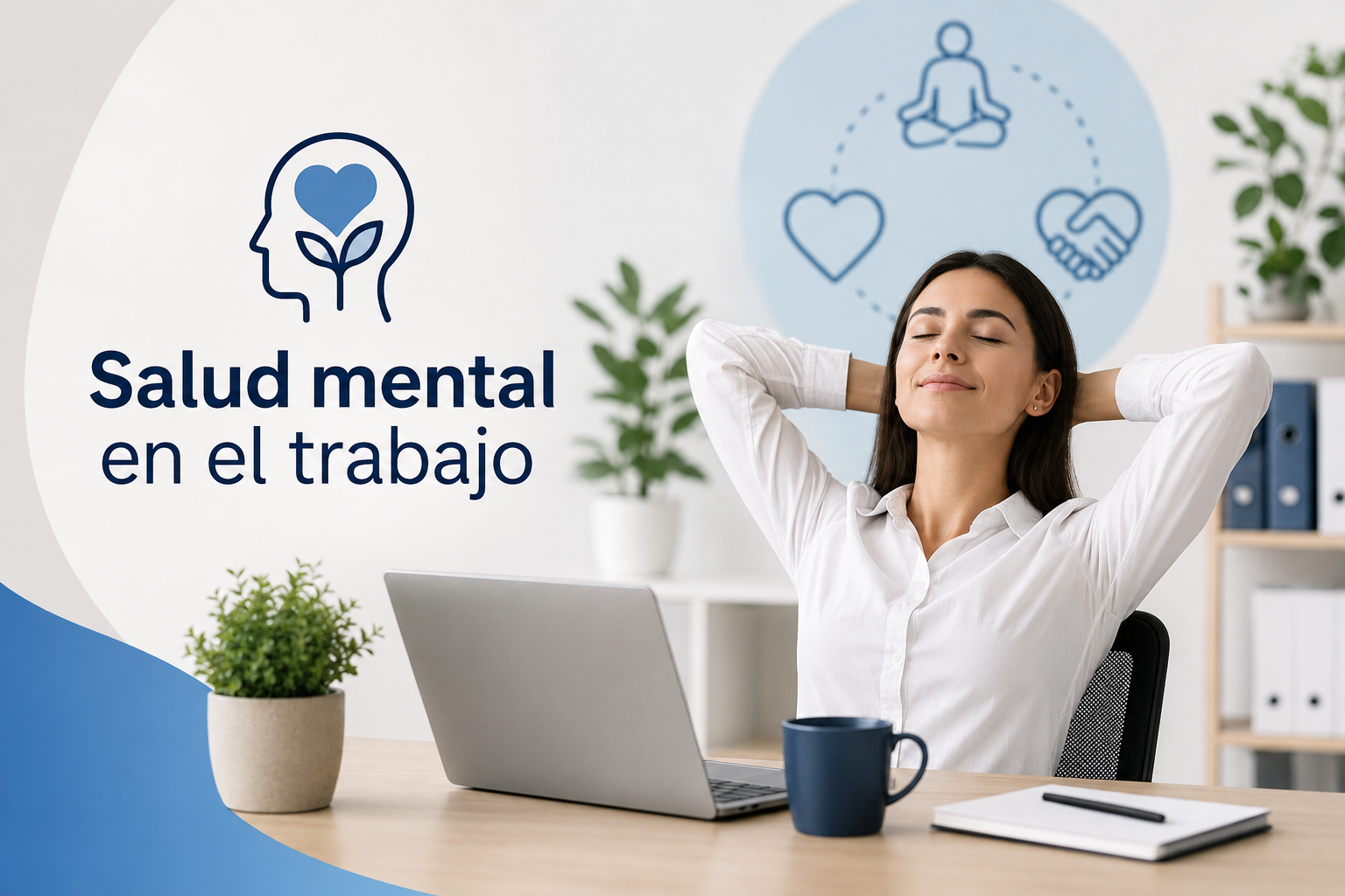 Estrategias organizacionales y de liderazgo para promover la salud mental en el trabajo y prevenir riesgos psicosociales.